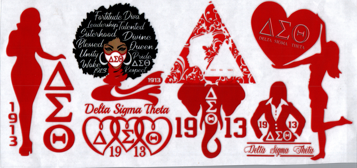 16oz delta sigma theta red elephant 1913 college 185