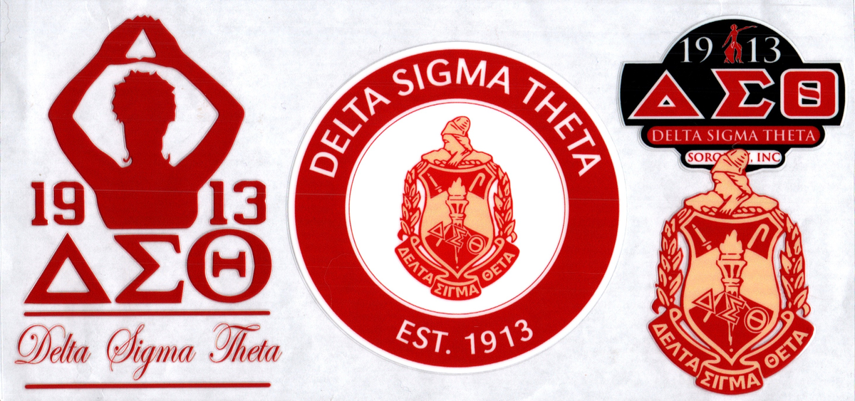 16oz delta sigma theta red & black 1913 college 186