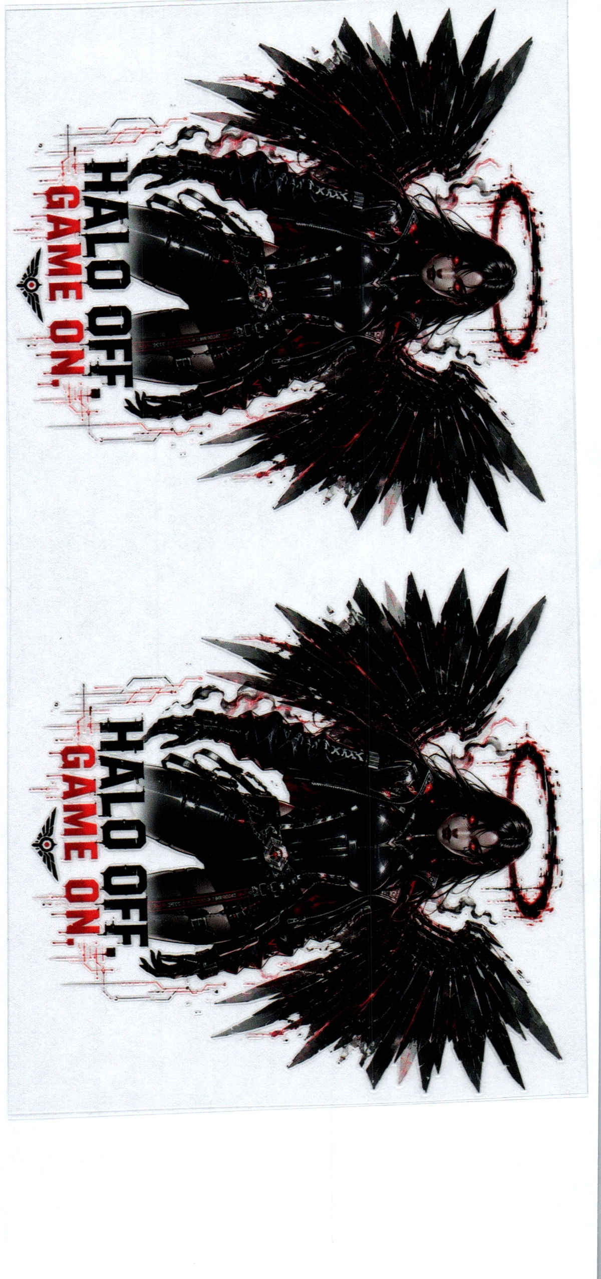 HALO OFF GAME ON DECALS