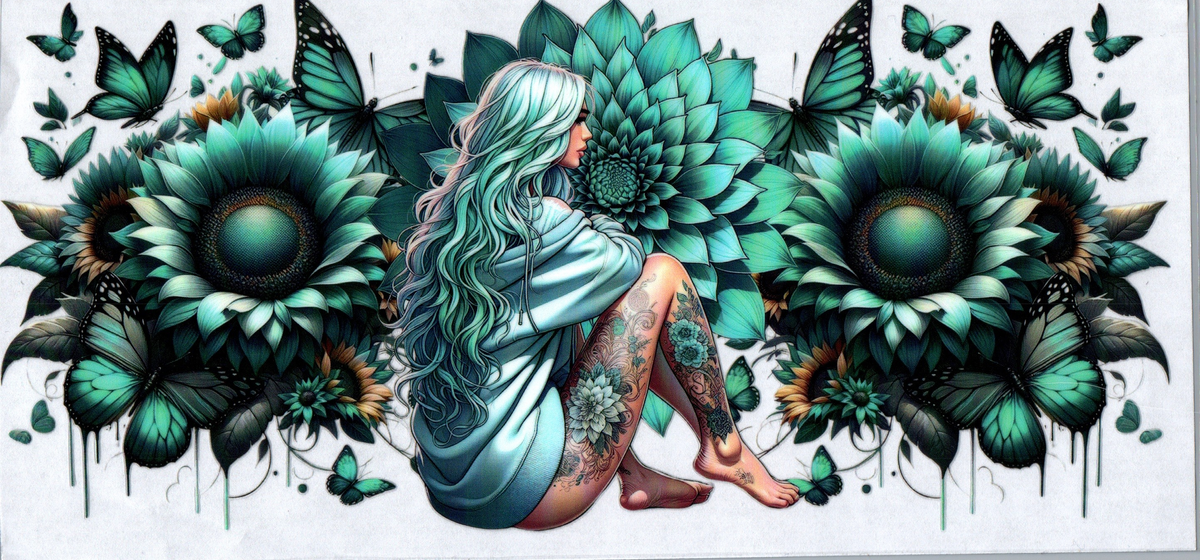 16 oz Tattoo Girl 19