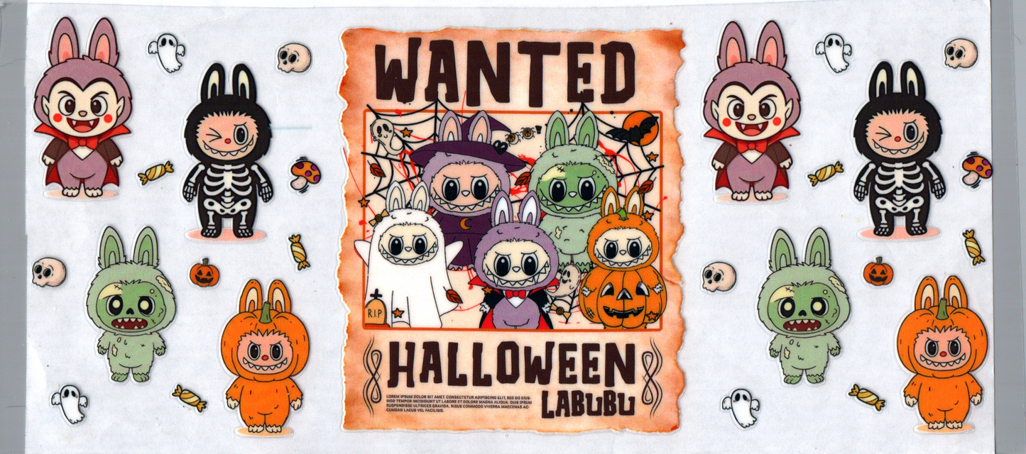 16 oz Labubus wanted Halloween