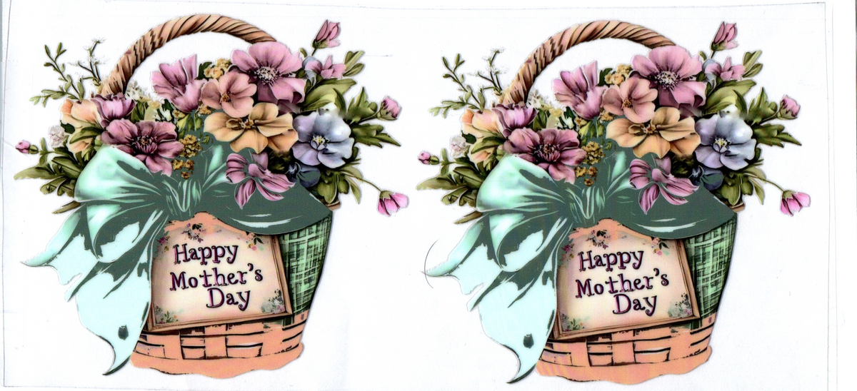 16oz Happy Mothers Day flower basket Family 19