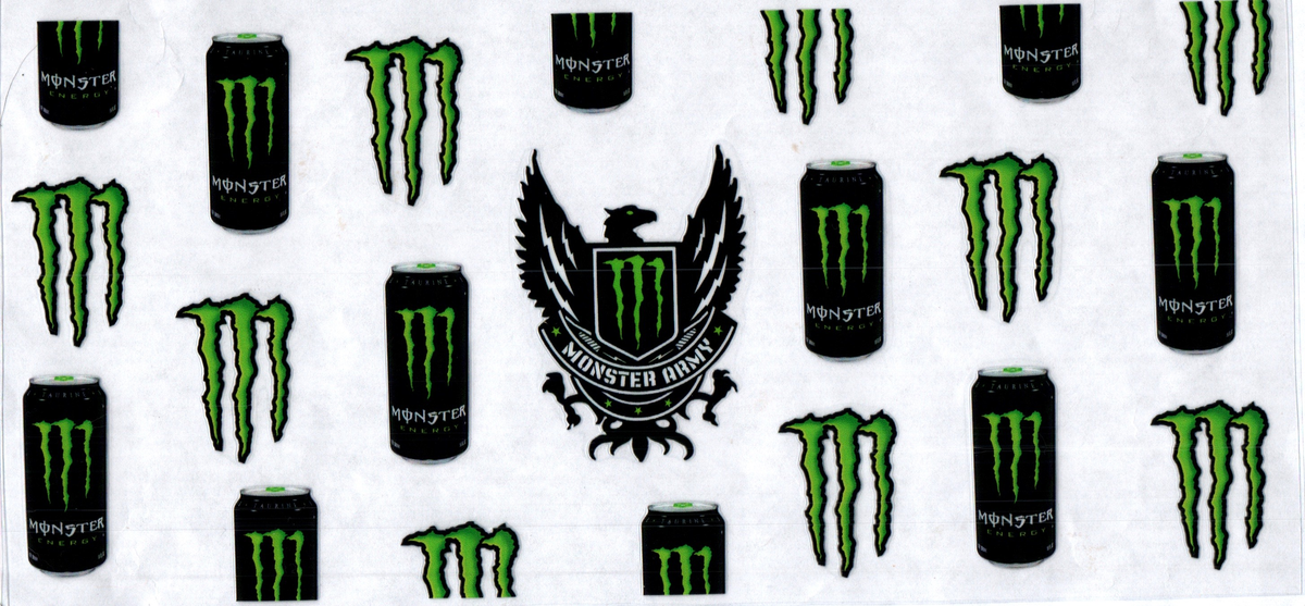 16oz monster army green monster 193