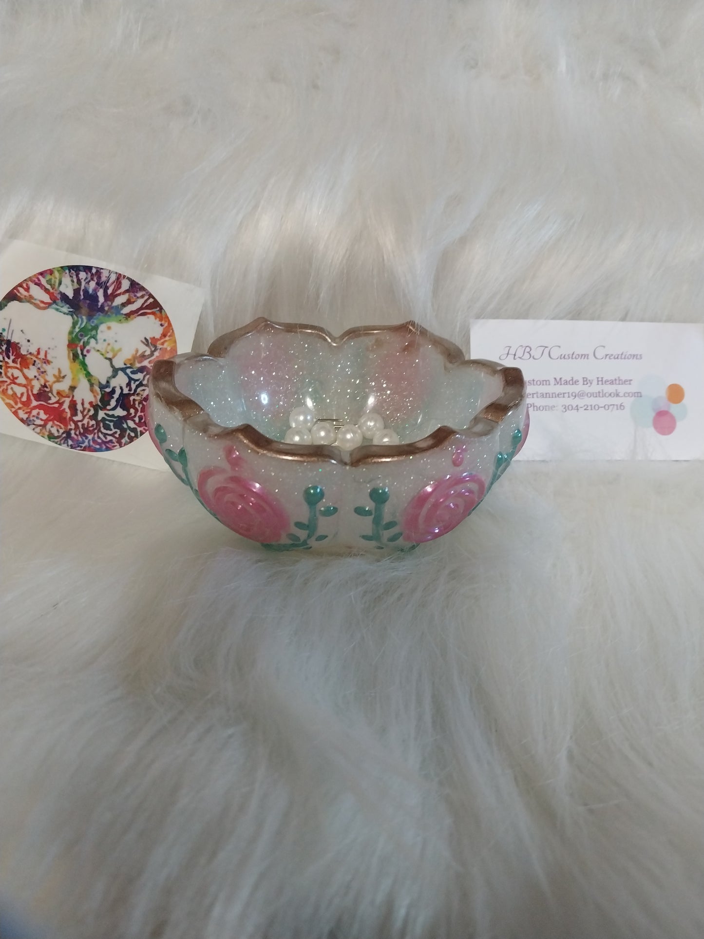 Small Trinket Bowl w/glow