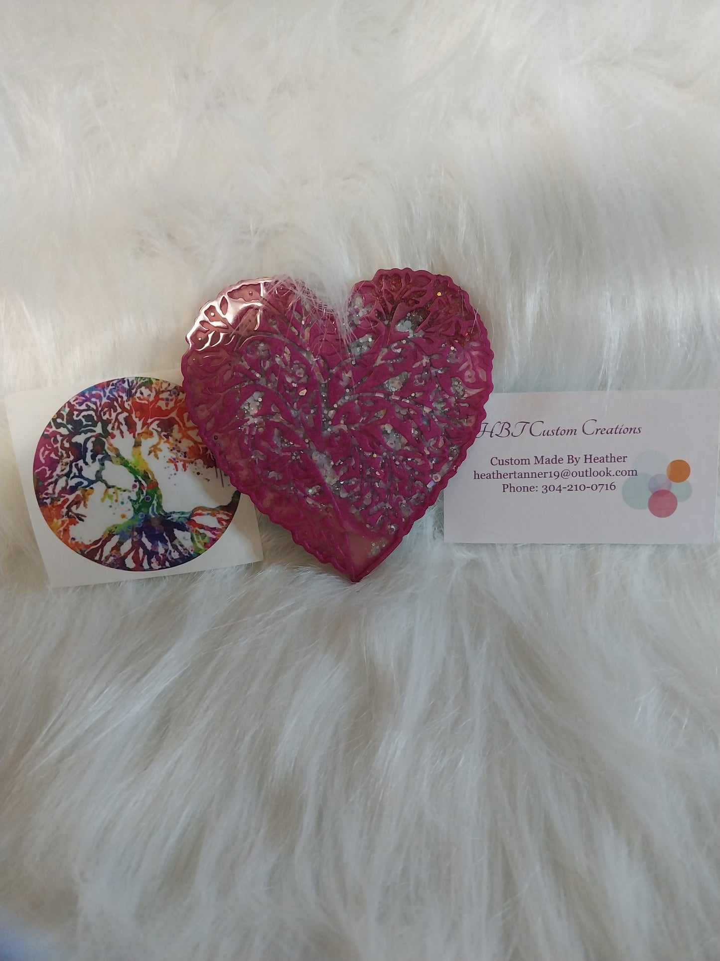Heart Tree Of Life Coaster w/ Glow