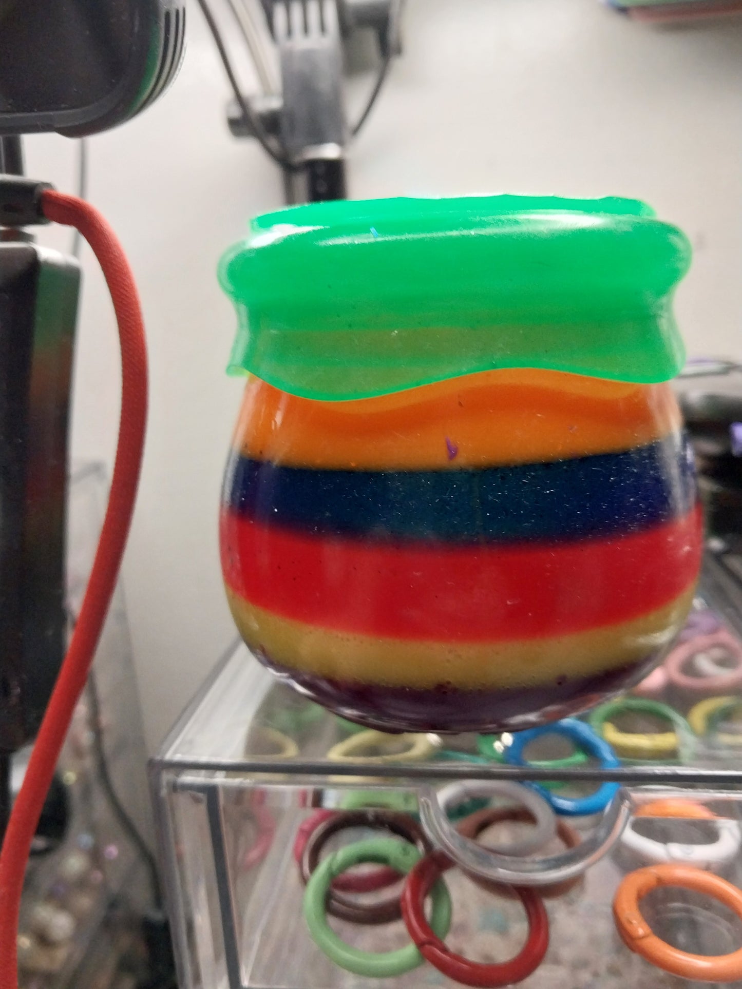 Neon Glow Jar with screw on lid