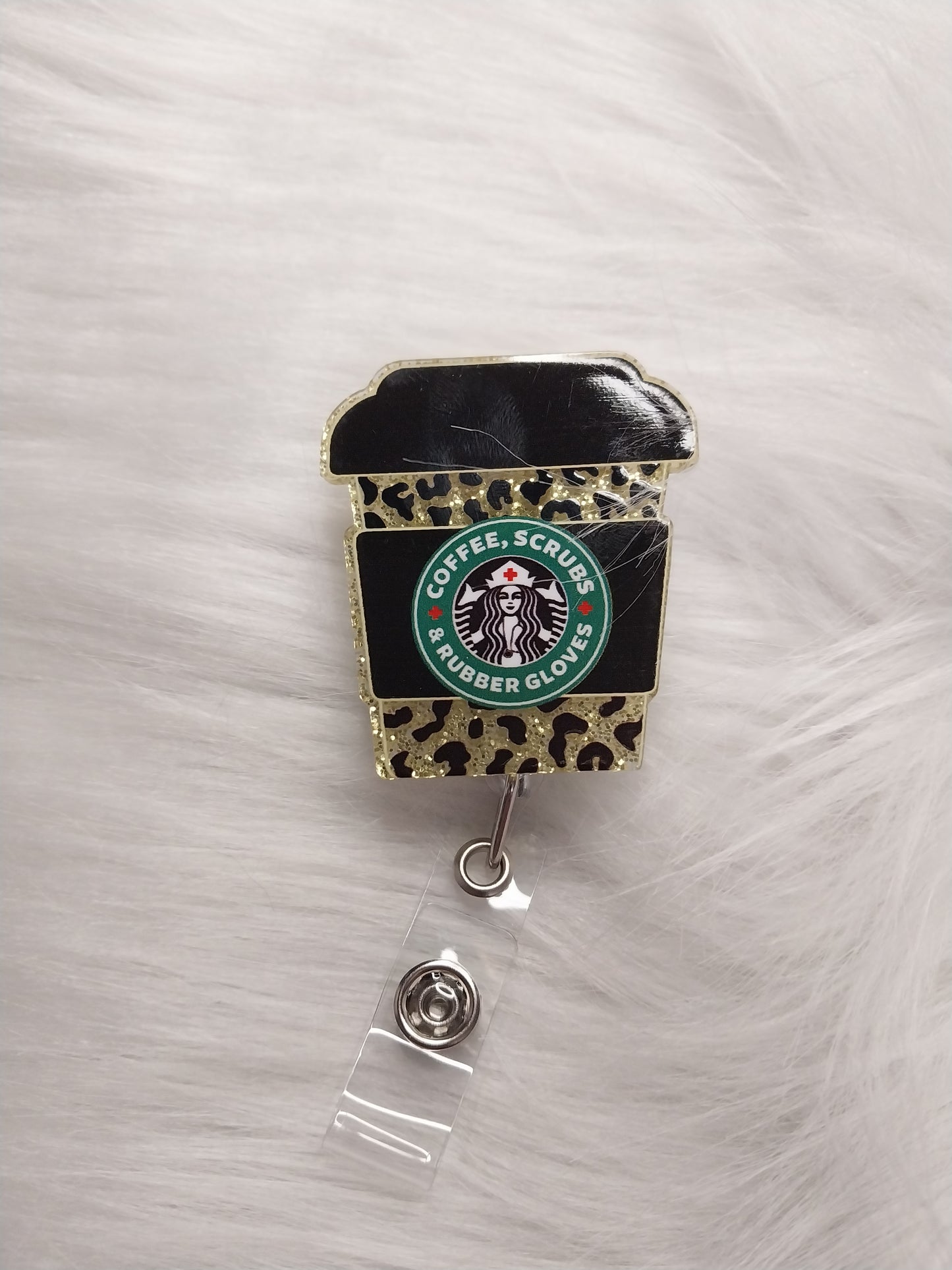 Starbucks Badge Reel