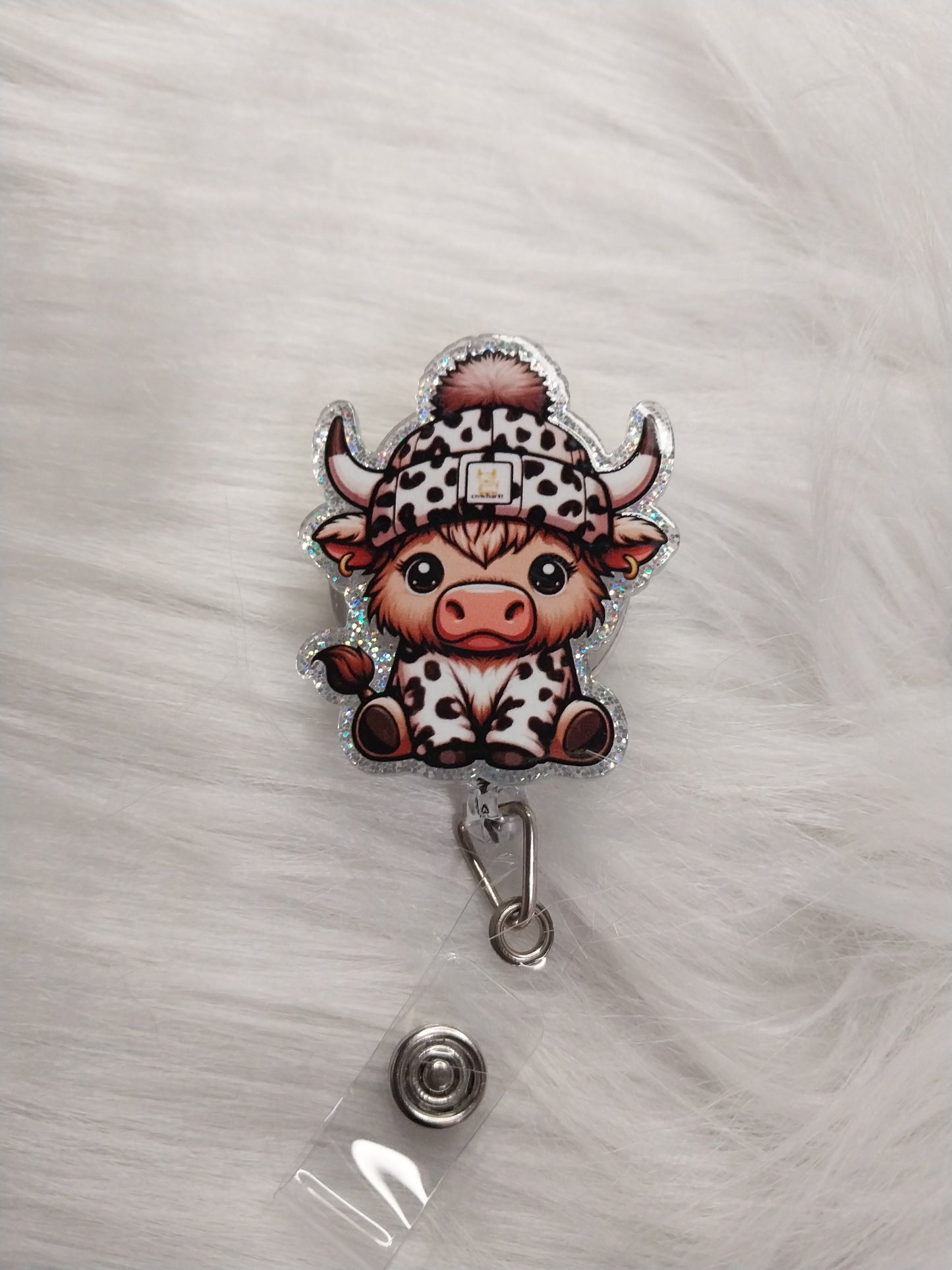 Highland Cow Badge Reel
