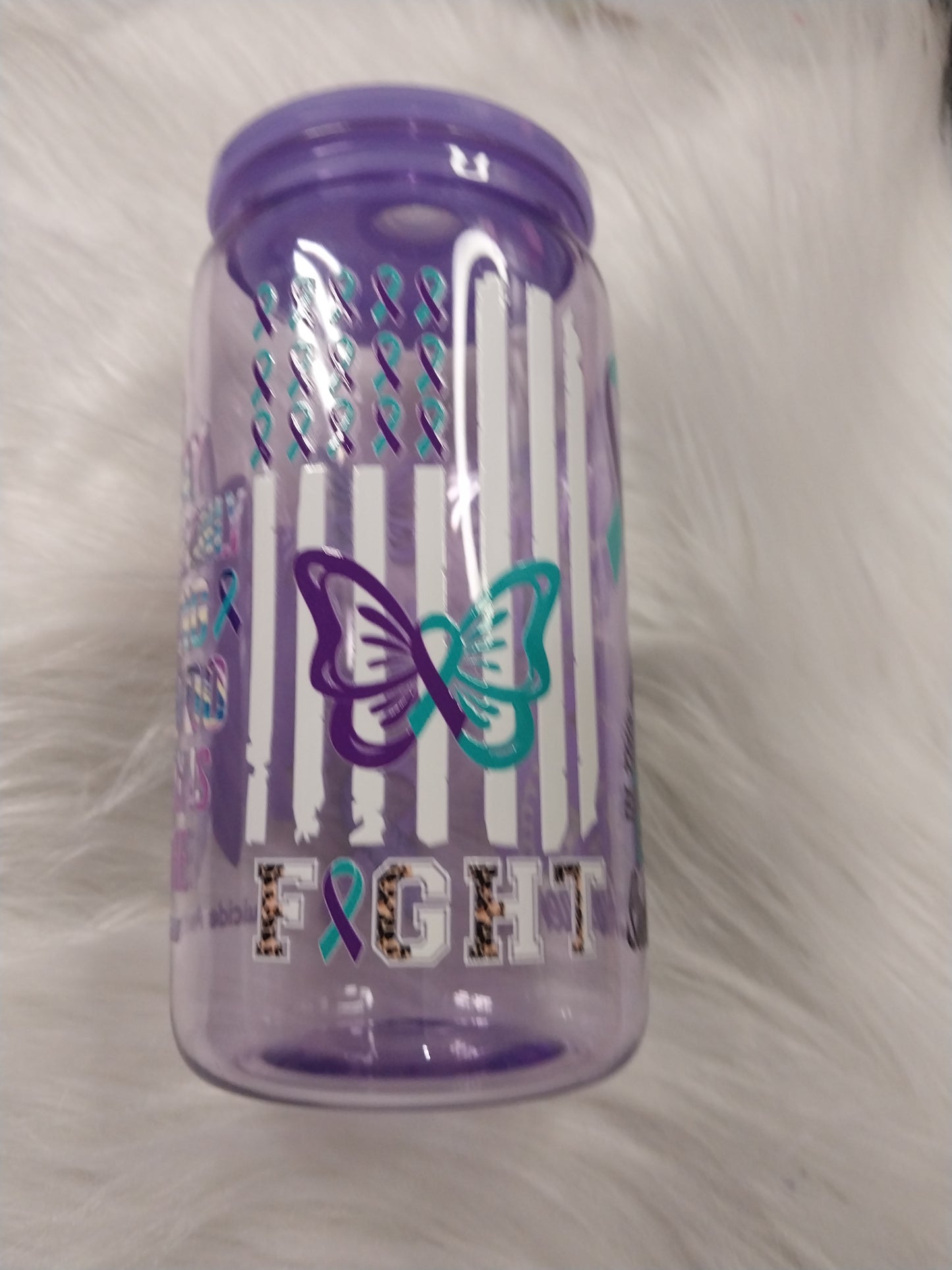 16 oz Suicide Awareness Plastic Tumbler