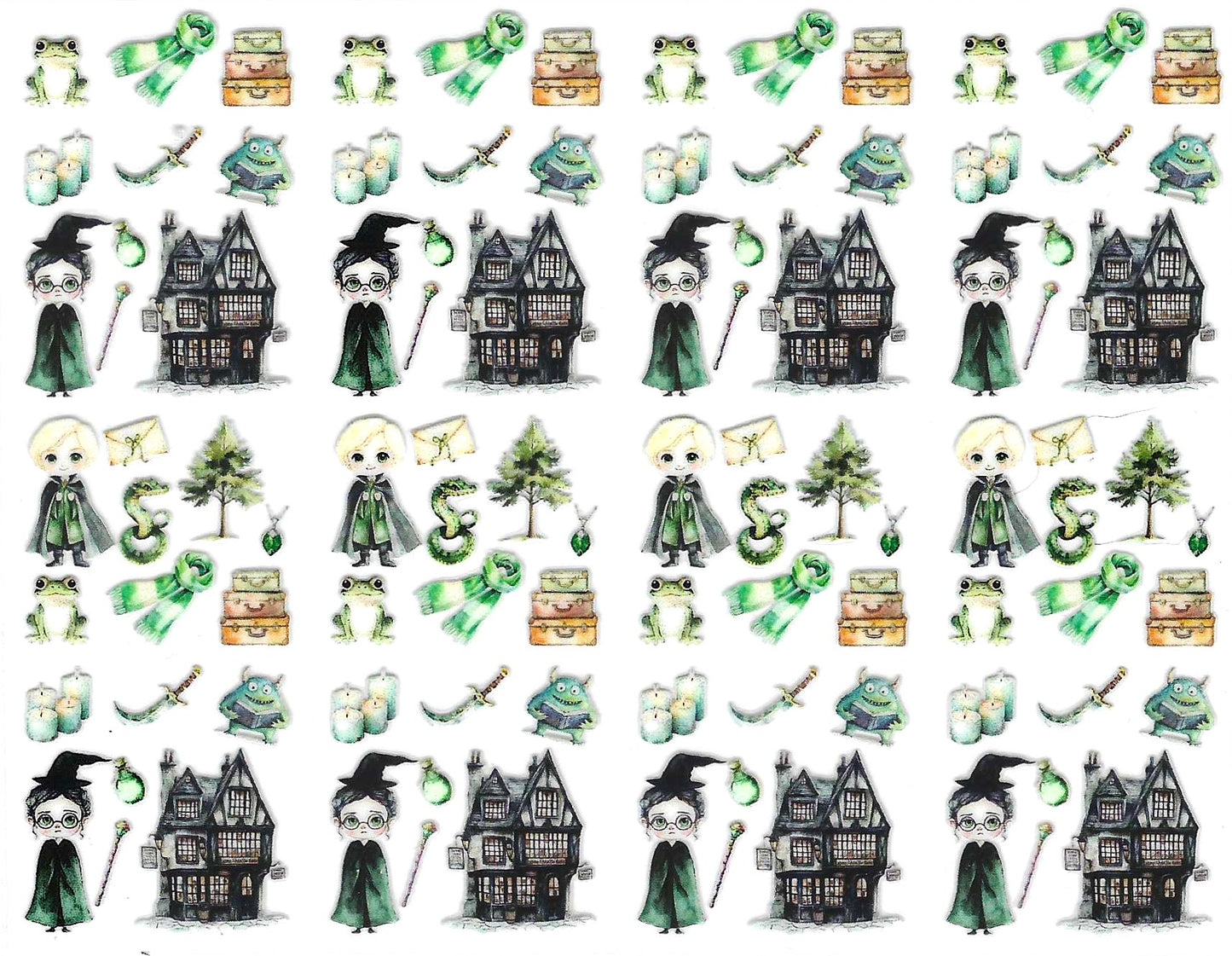 Green HP House Pen Wraps
