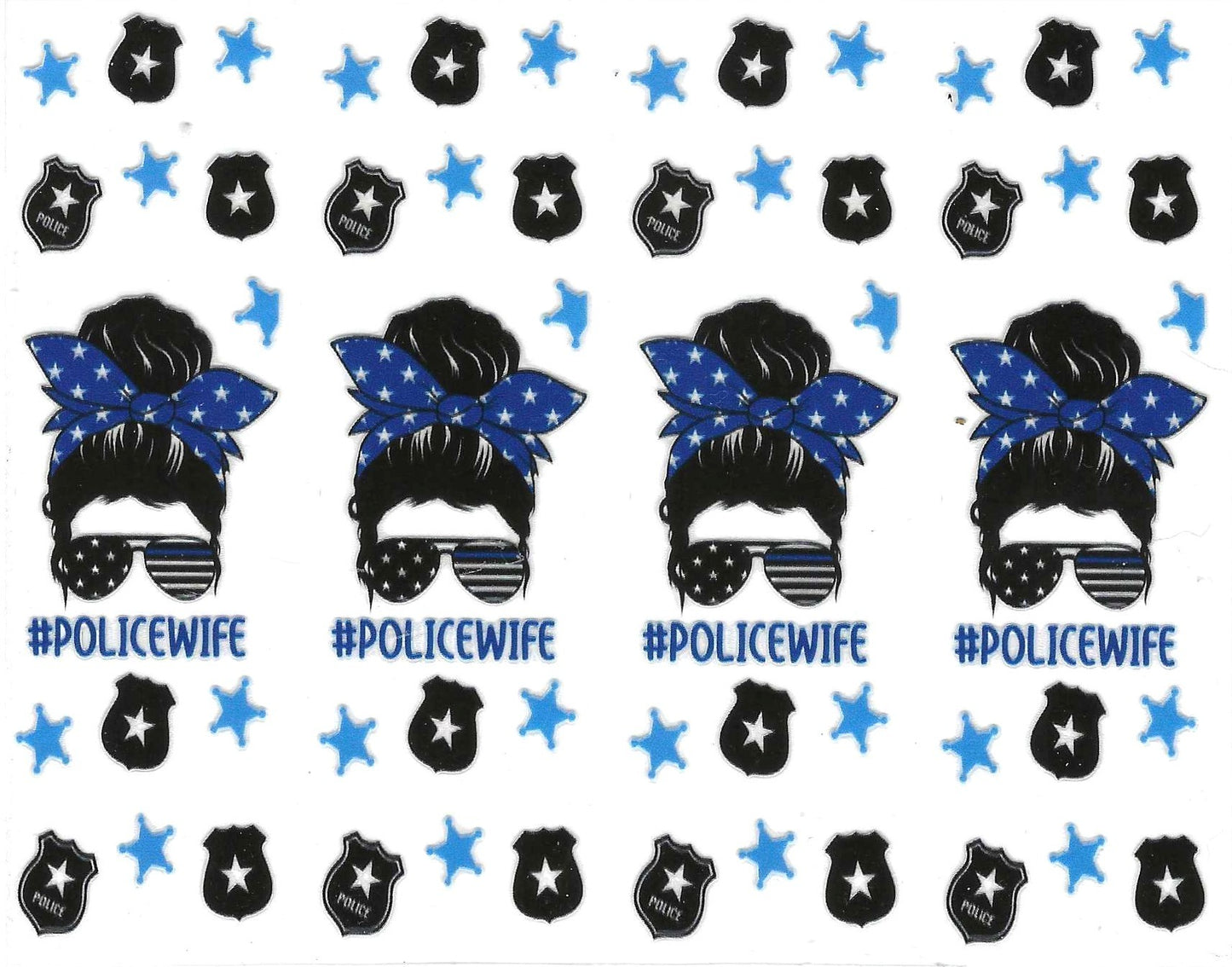 Police Wife Pen Wraps