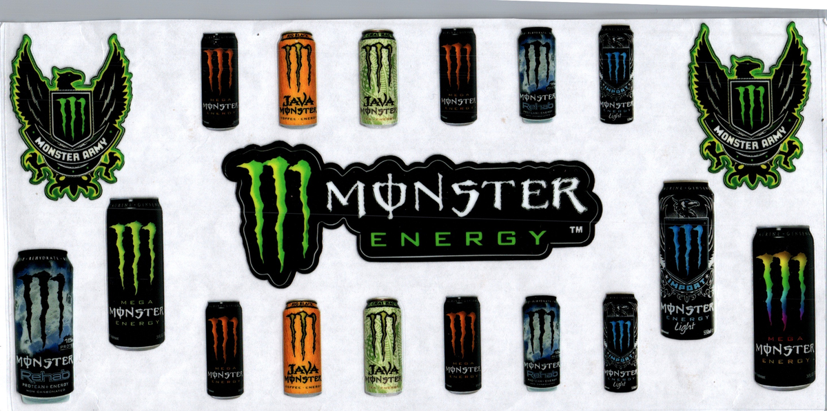 16oz monster army variety monster energy 204