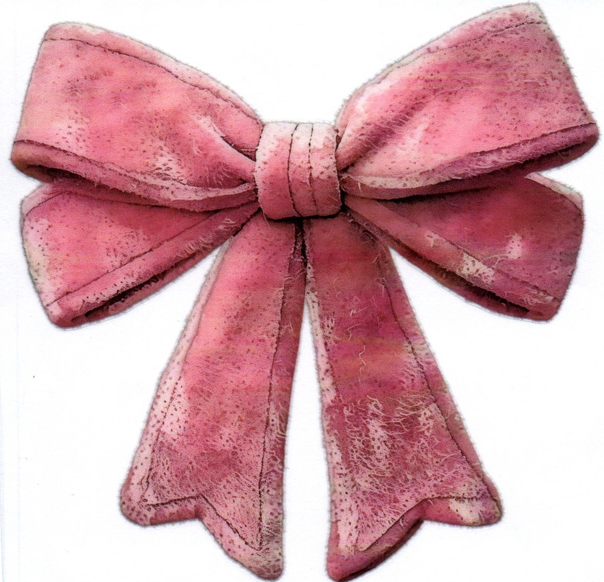 Pink Velvet Bow Single Decal 20