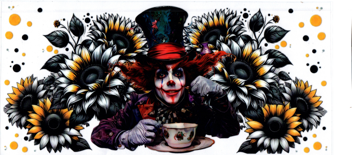 Movie -Mad Hatter Sunflowers 20- 16oz wrap