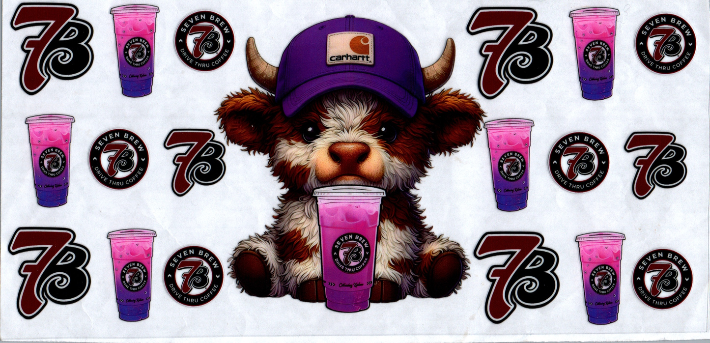 16 oz 7B boy cow w/Chartt hat 208