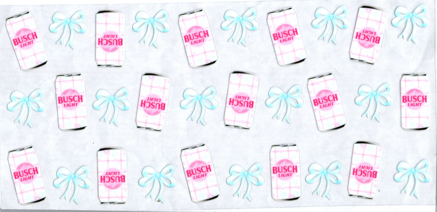 16 oz Bush Light Pink Alcohol 21