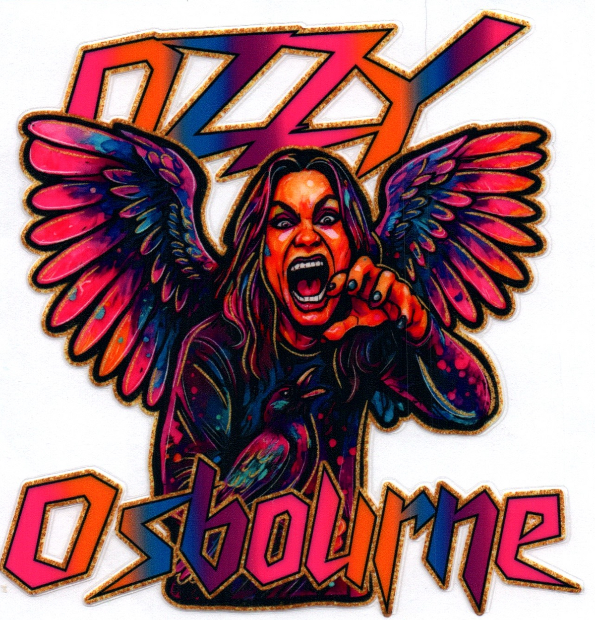 Ozzy 5 Music Single Decal