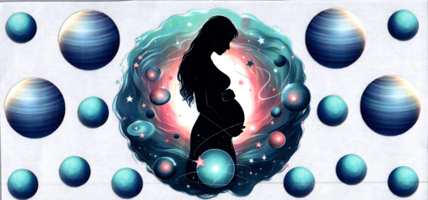16oz Pregnant mom silhouette