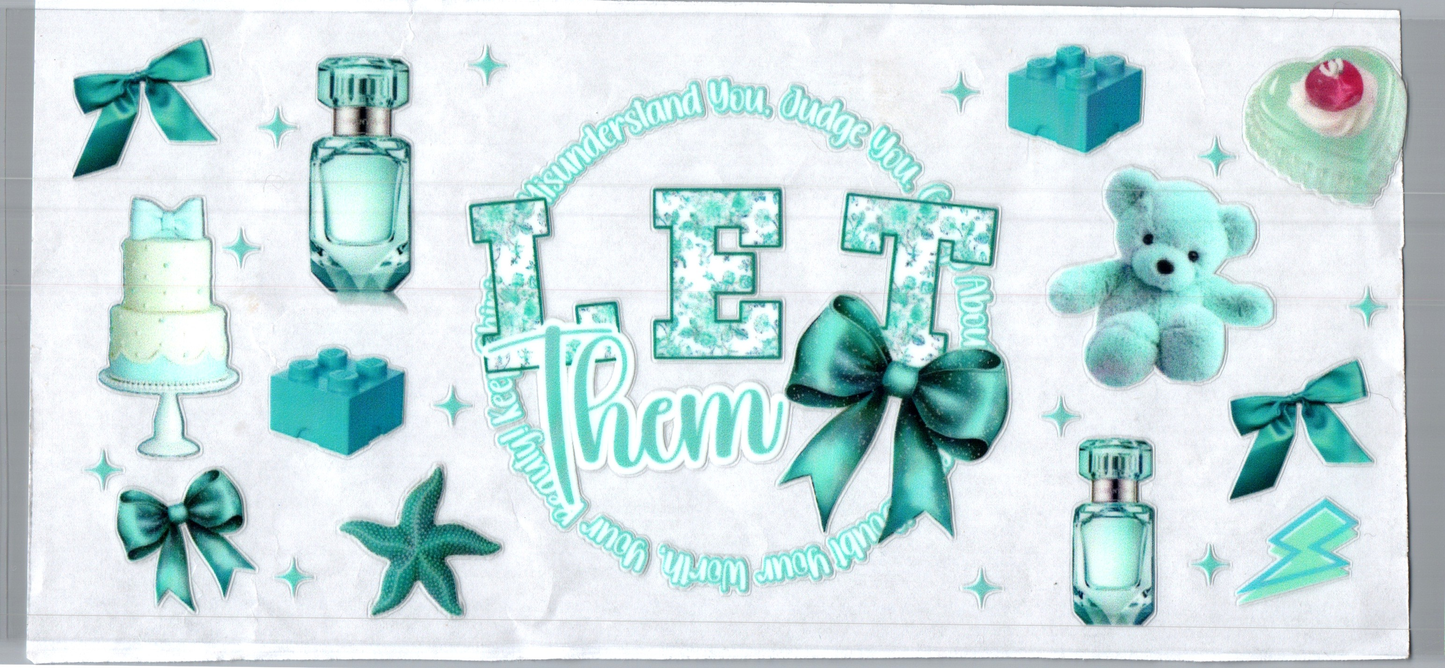 16oz Let Them Light Blue Inspirational