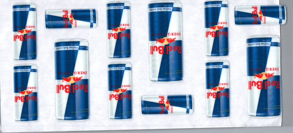16oz many original red bull cans 230