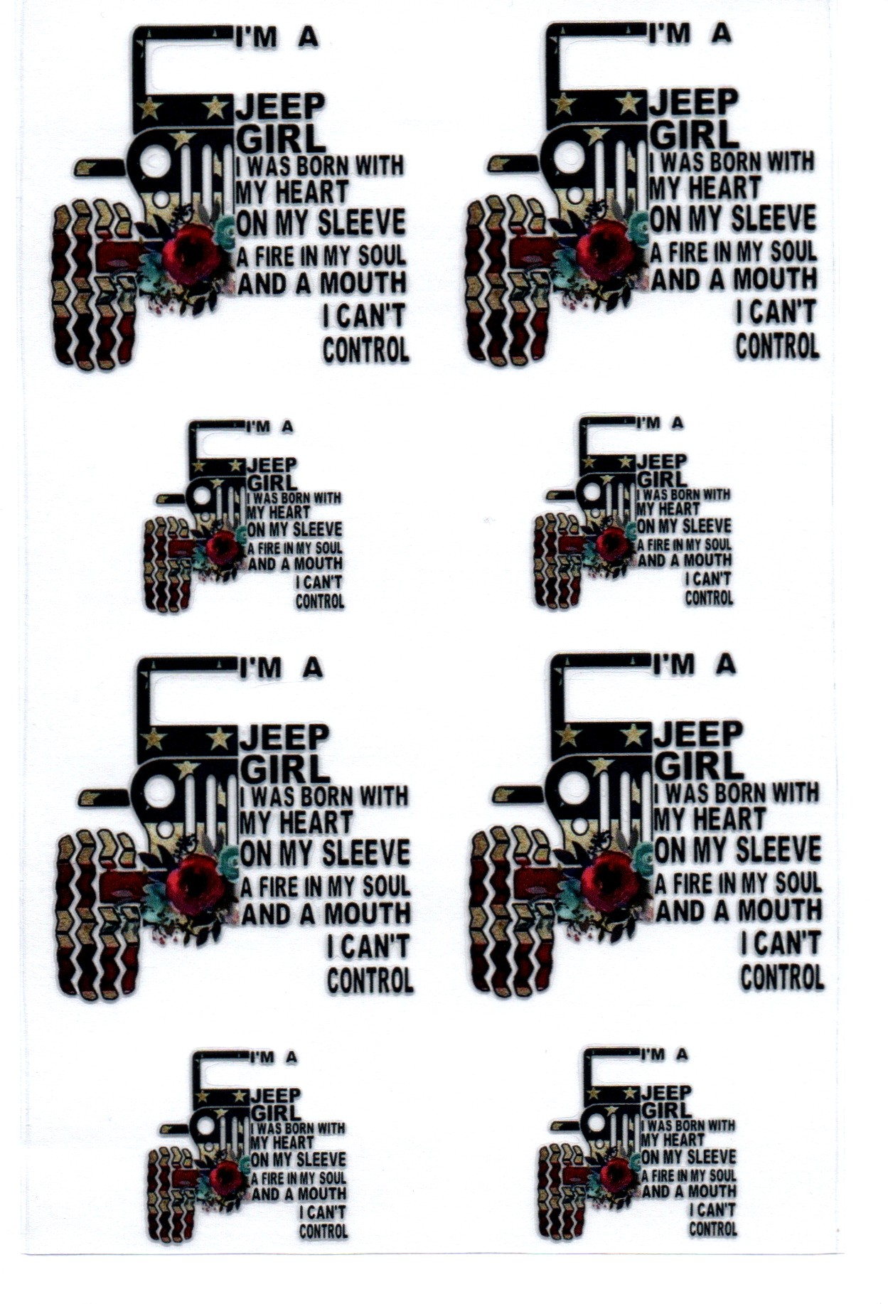 I'm a Jeep Girl Stanley Key Chain Wrap Double 23