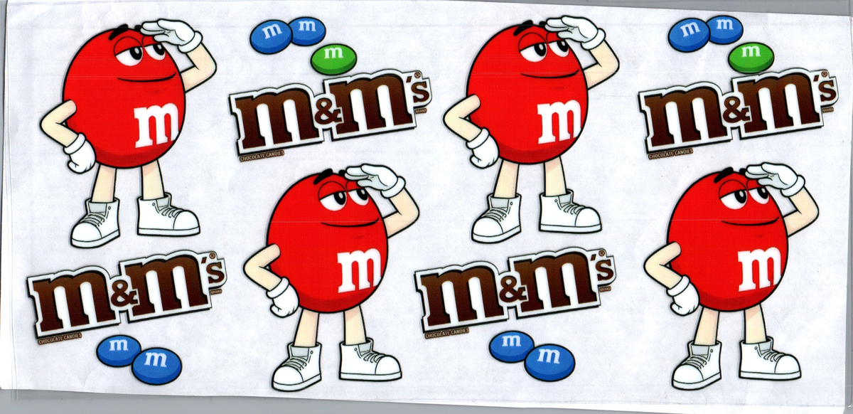 16oz red m&m guys 244
