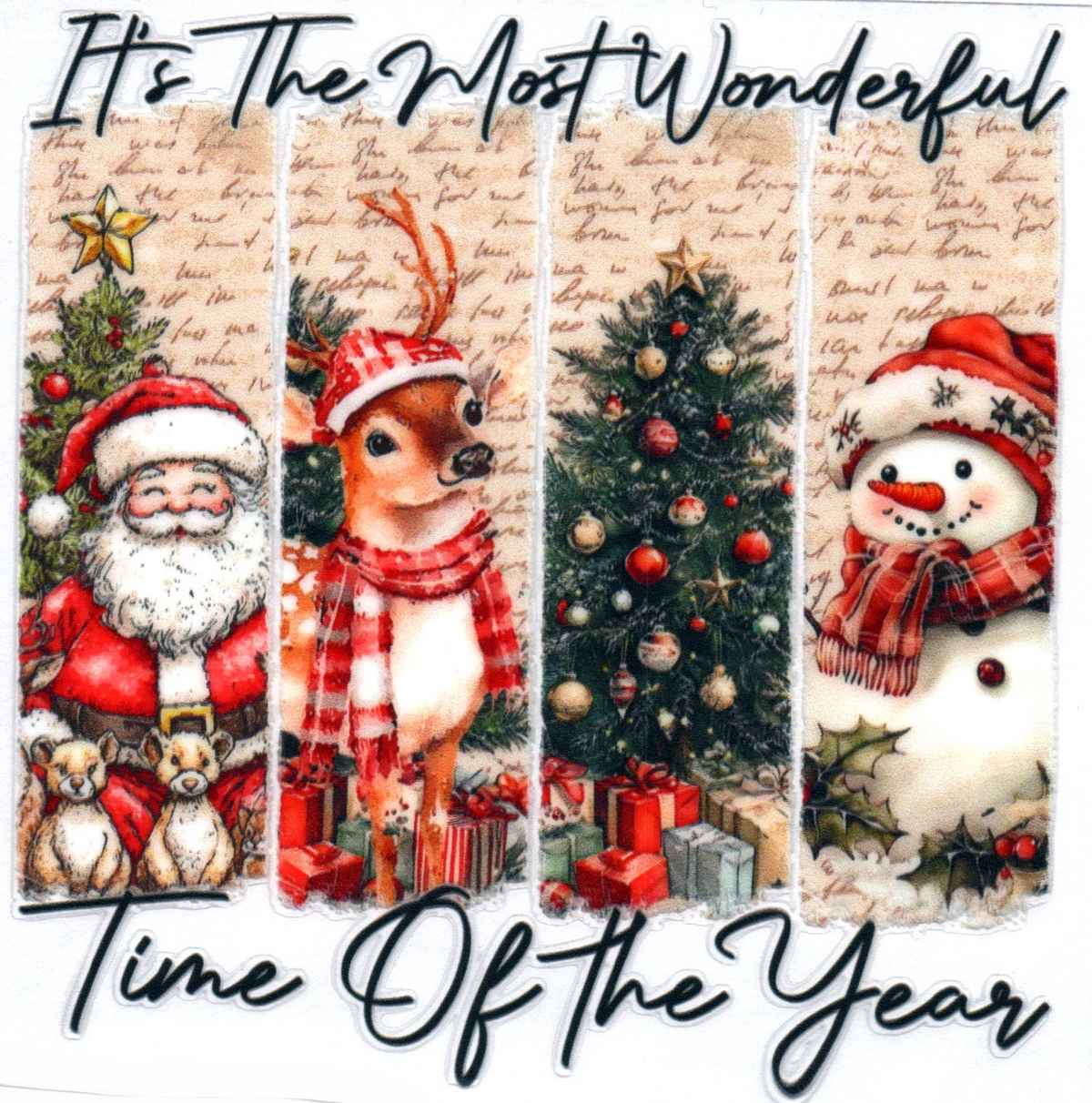 It's the most wonderful time of year Christmas Single Decal