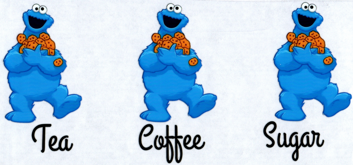 16 oz choc chip monster coffee tea sugar 25