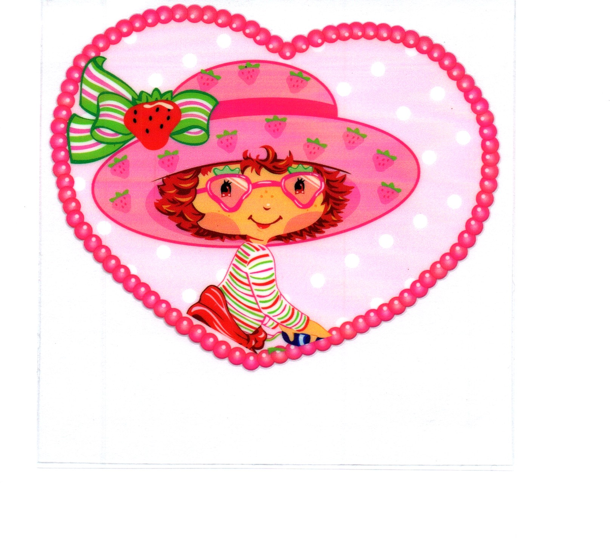 berry girl bead heart DECALS 26