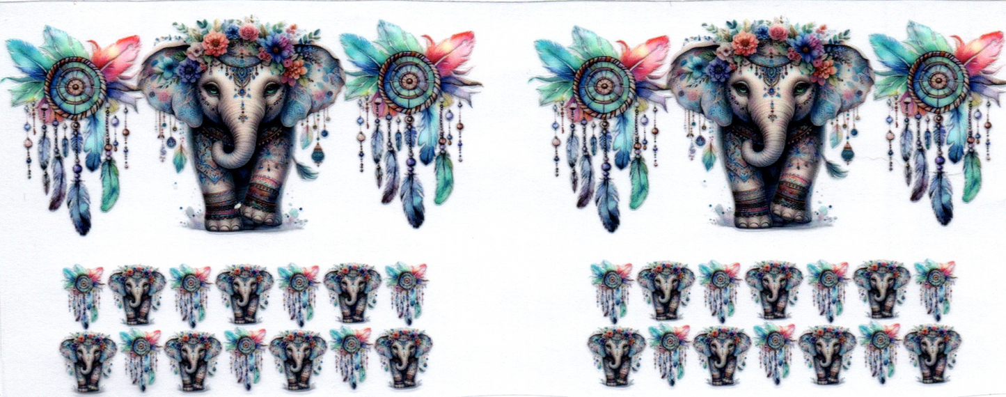 Elephant & dream catchers Key Chain Wrap Double 26