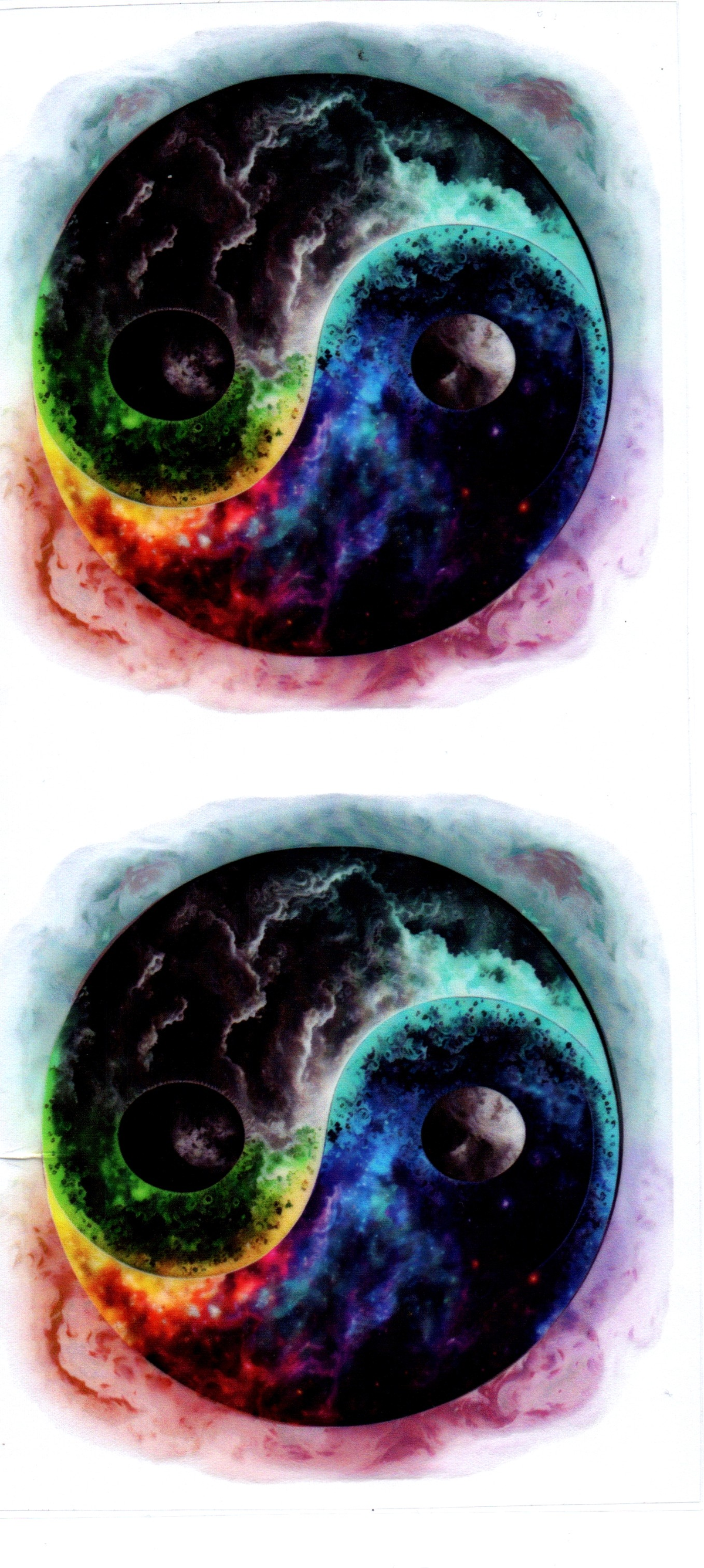 YING YANG DECALS