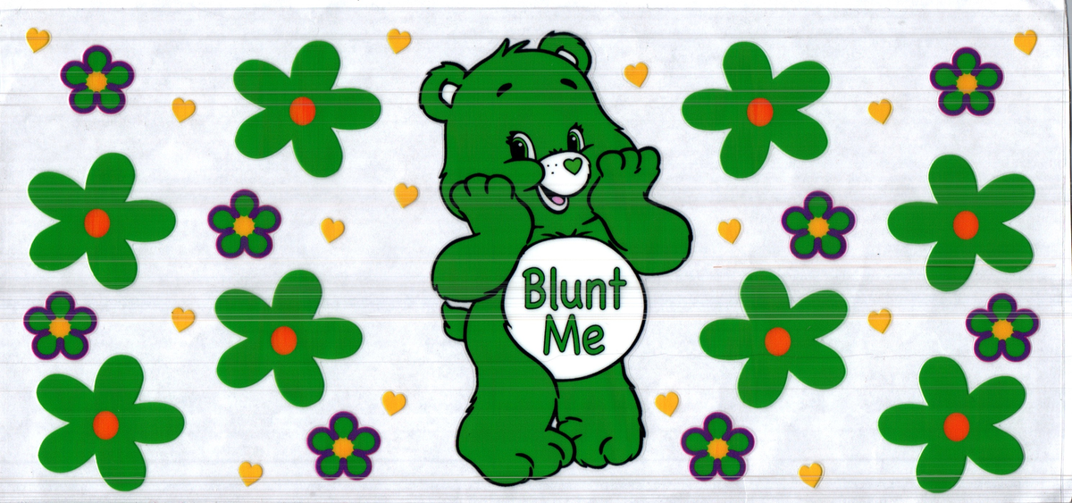 16 oz green blunt me bear assorted 264