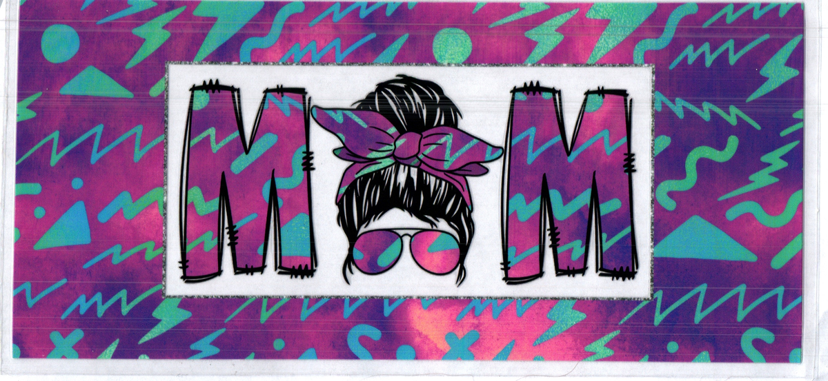 16 oz purple & teal mom assorted 27