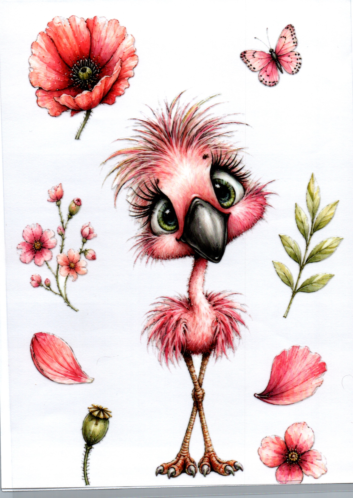 Skinny Flamingo A5