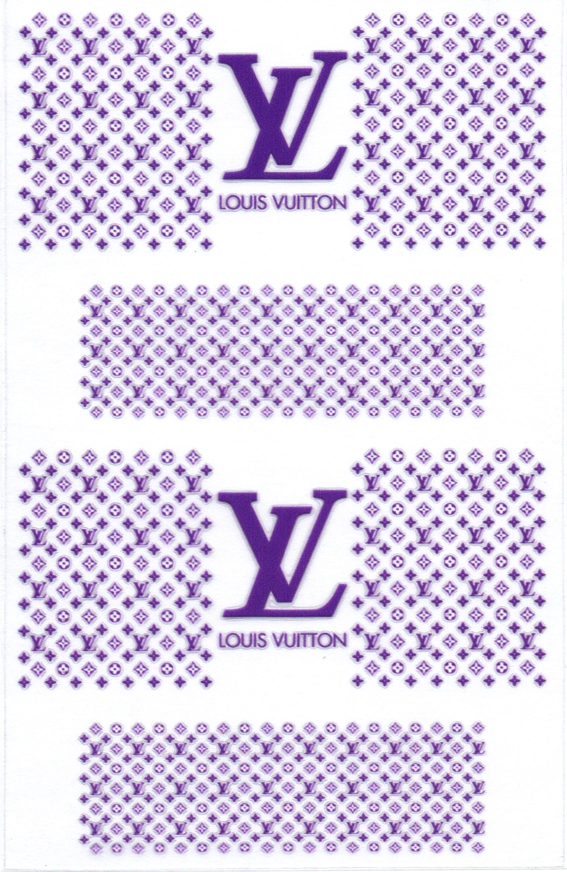 VL Purple Designer Stanley Key Chain Wrap Double 28