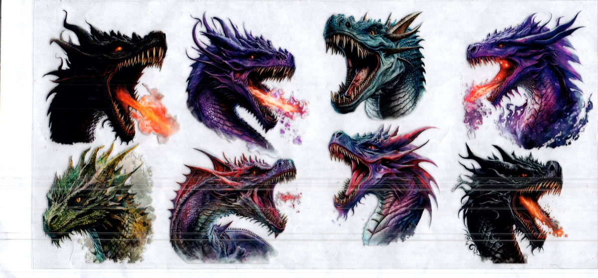16 oz flame spitting dragon heads misc 285