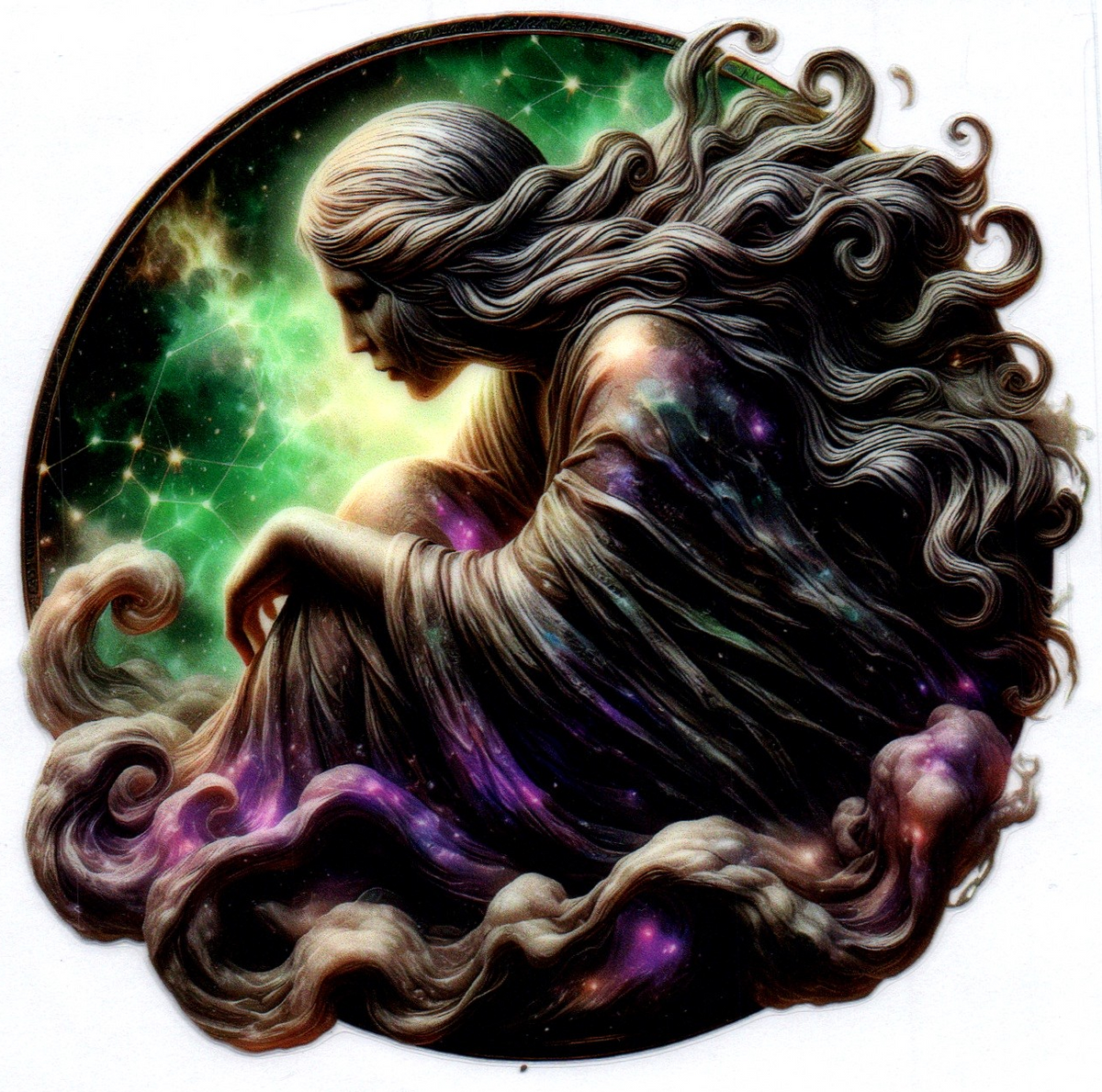 Virgo Zodiac Single Decal 2