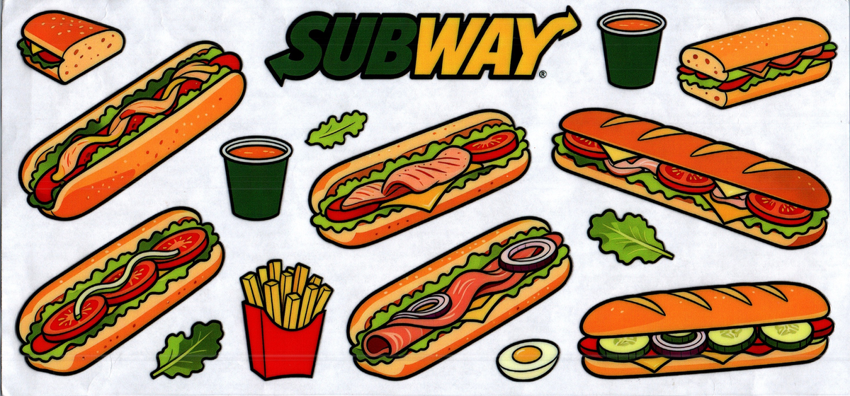 16oz subway soup and footlong sandwiches 292