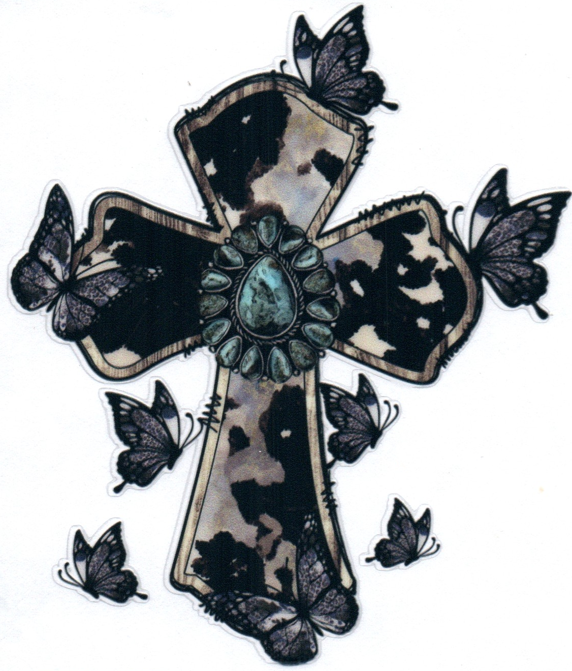 Cross Single Decal 29