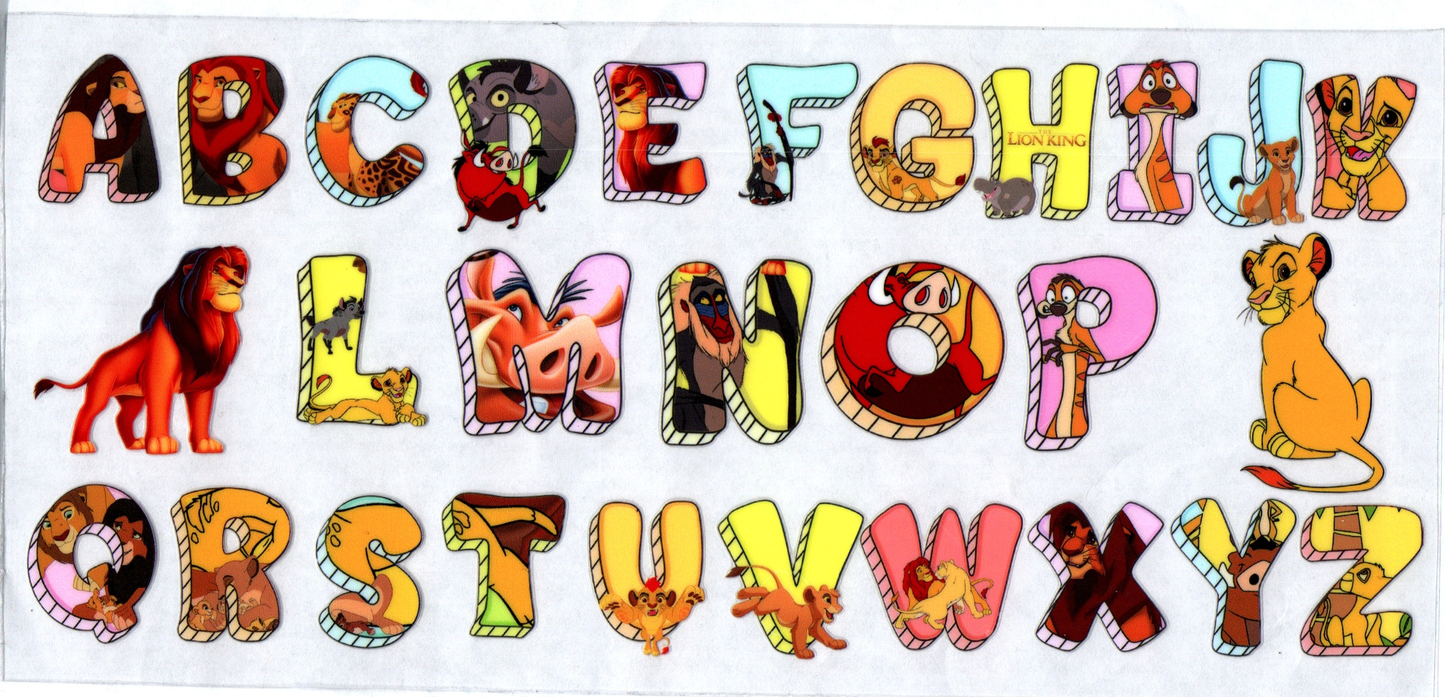 16 oz Lion King Letters 3