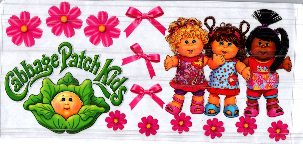 16 oz cabbage doll 3 girls crazy hair assorted 304