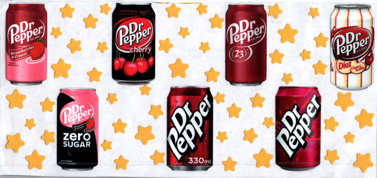 16oz dr pepper cans golden stars 308