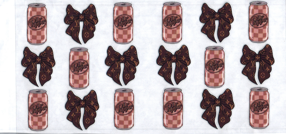16oz checker dr pepper LV bows 310