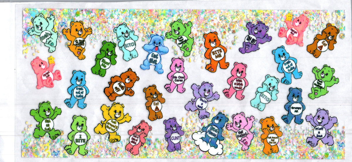 16 oz lots of swear bear misc 313