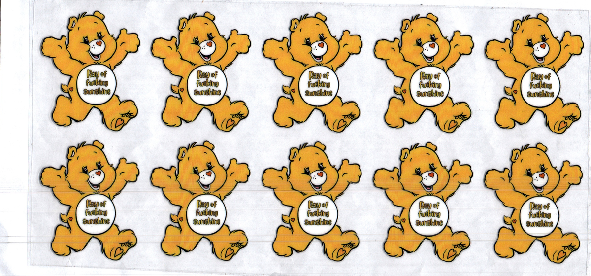 16 oz ray of f***ing sunshine orange bear misc 316