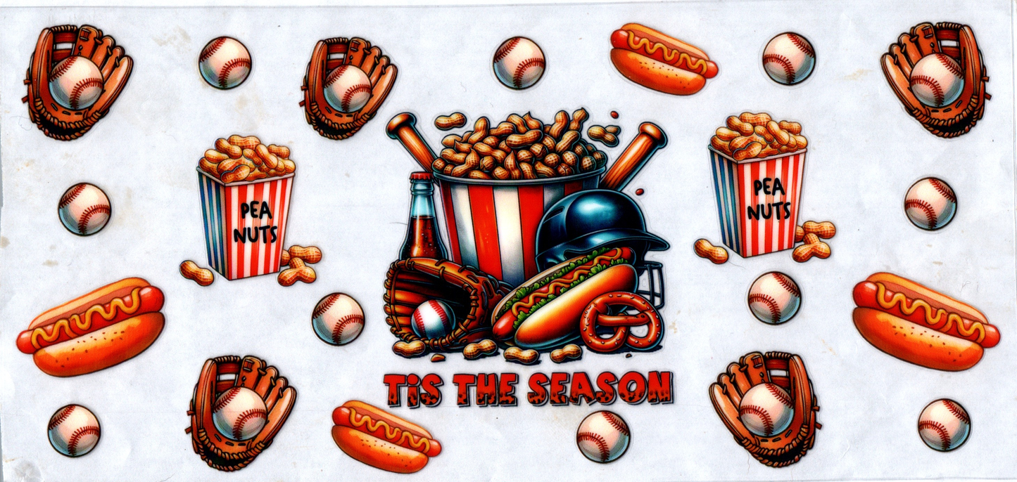16 oz Tis the season baseball 32