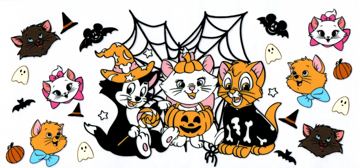 16oz 3 kitties in costumes Halloween 32