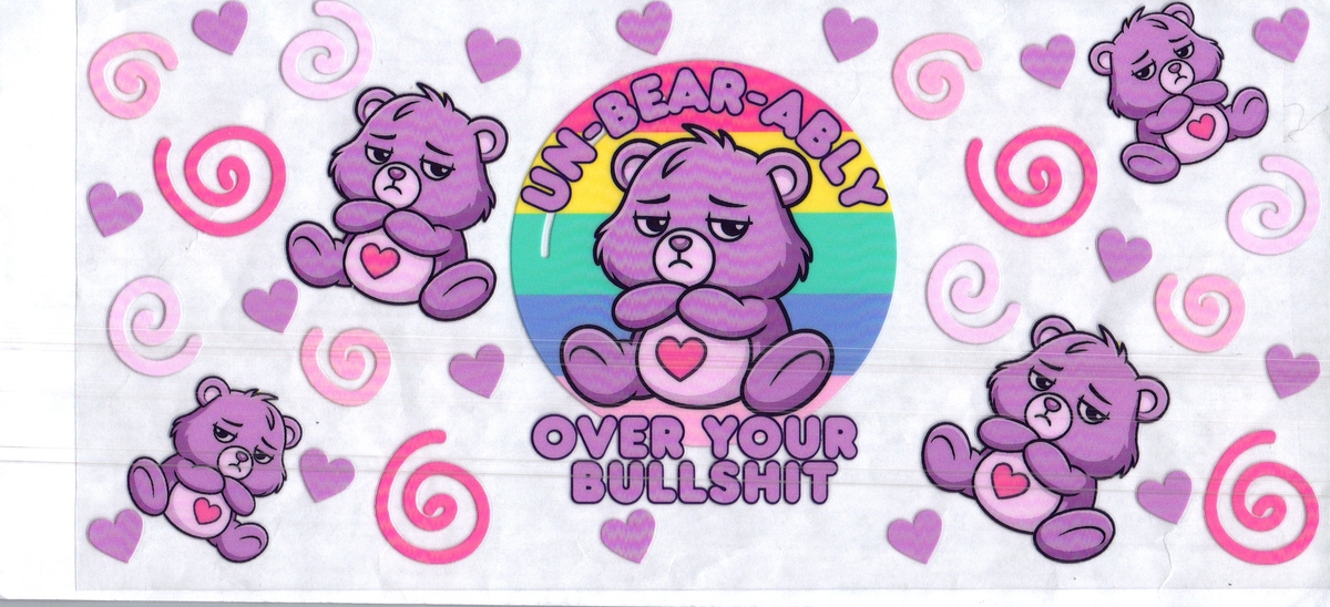 16 oz unbearably over your bulls*** bear misc 327
