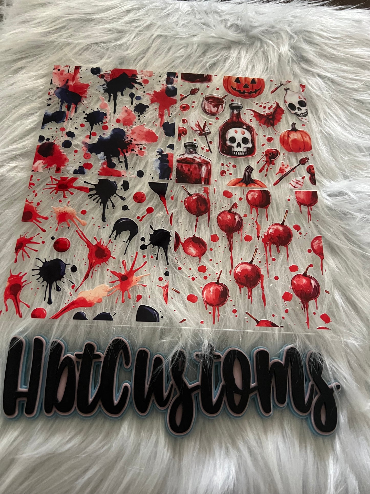 Bloody Skulls Element 10 x 10