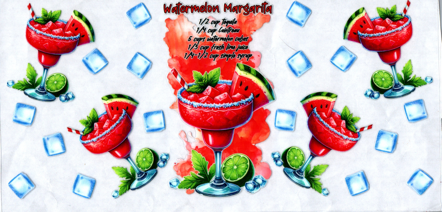 16 oz Watermelon Margarita Alcohol 33